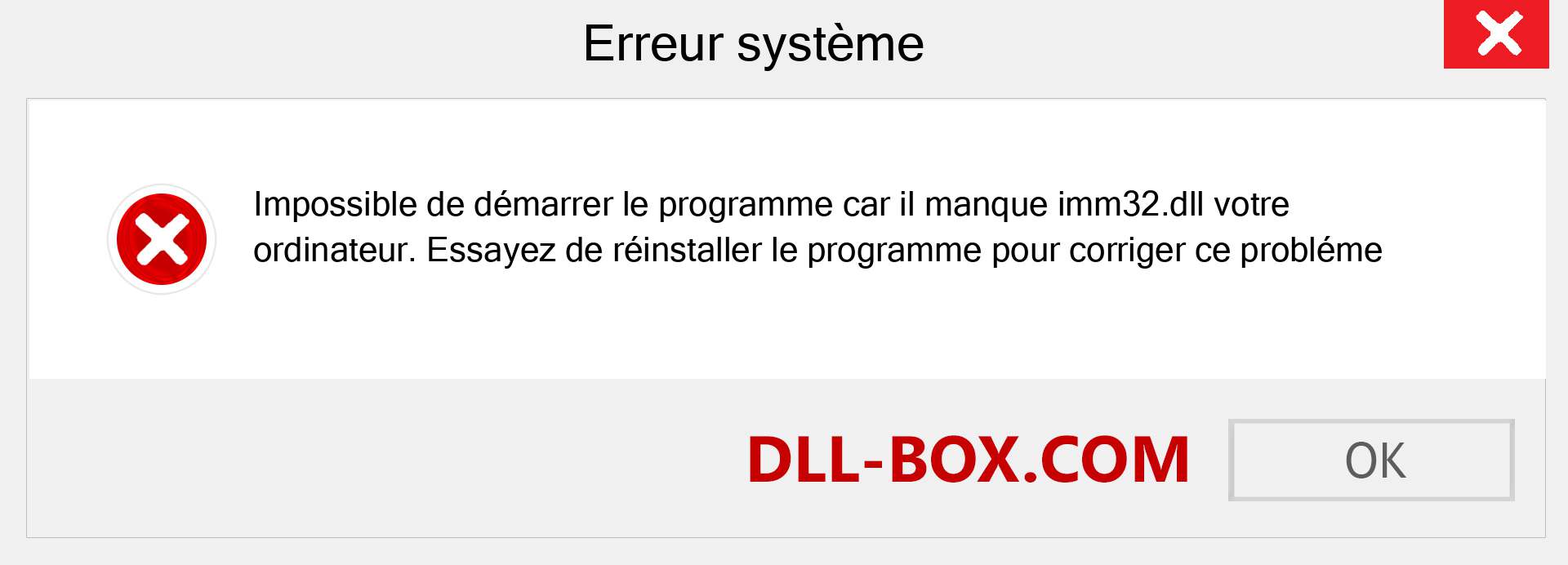 Le fichier imm32.dll est manquant ?. Télécharger pour Windows 7, 8, 10 - Correction de l'erreur manquante imm32 dll sur Windows, photos, images